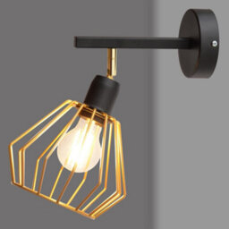 Luminosa Lighting Luminosa Agat Wall Lamp Black, Gold 30Cm - thumbnail 3