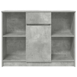Berkfield Sideboard With Drawer Concrete Grey 101X35X76 Cm Engineered Wood - thumbnail 6