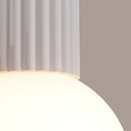 Sollux Lighting Halo Aluminum/glass White 1 Lights Modern Ceiling Light - thumbnail 3