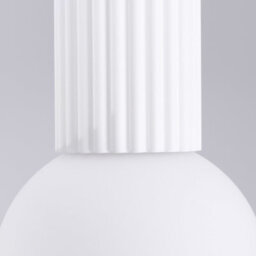 Sollux Lighting Halo Aluminum/glass White 1 Lights Modern Ceiling Light - thumbnail 4