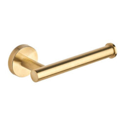 Hardware Solutions Gatsby Bathroom Accessory Set - 4 Piece - Towel Ring/ Robe Hook/ Towel Rail/ Toilet Roll Holder - Matt Gold - thumbnail 2