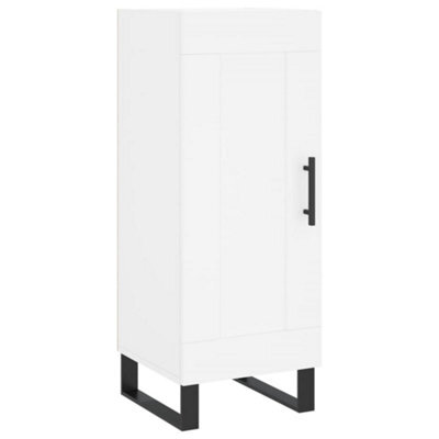 Berkfield Modern Sideboard White 34.5X34X90 Cm Engineered Wood - image 1