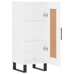 Berkfield Modern Sideboard White 34.5X34X90 Cm Engineered Wood - thumbnail 6