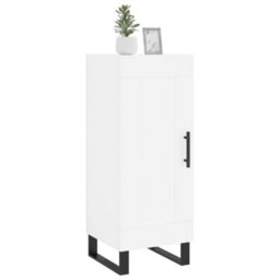 Berkfield Modern Sideboard White 34.5X34X90 Cm Engineered Wood - thumbnail 3