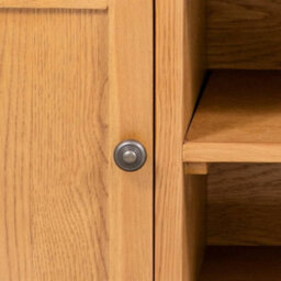 Berkfield Tv Cabinet 110X35X44 Cm Solid Oak Wood - thumbnail 6