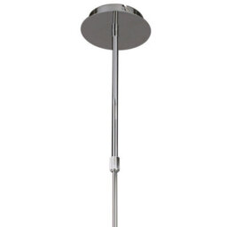 Luminosa Lighting Luminosa Guss Rectangular Pendant Convertible To Semi Flush 2 Arm Gu10 4 Light Bar, Polished Chrome - thumbnail 3