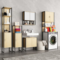 Vcm Bathroom Furniture Cabinetrank Bathroom Cabinet Edino - thumbnail 3
