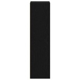 Berkfield Classic Bookcase Black Oak 36X30X114 Cm Engineered Wood - thumbnail 6