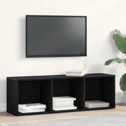 Berkfield Classic Bookcase Black Oak 36X30X114 Cm Engineered Wood - thumbnail 3