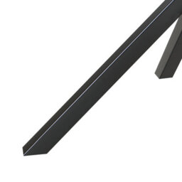 Beliani Dining Table Meston Black 120 Cm 120 Cm Tempered Glass - thumbnail 6