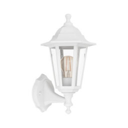 Eglo Olgiata-E Plastic Classic Outdoor Wall Light, White - thumbnail 2