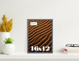16X12 Grey Picture Frame (40.6 X 30.5Cm) Poster, Photo, Artwork, Gallery Wall Or Print - thumbnail 2