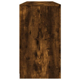 Berkfield Sideboard With Led Lights Smoked Oak 142.5X37X67 Cm - thumbnail 7