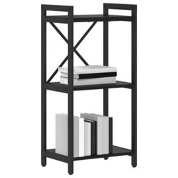 Berkfield Bookcase Black Oak 40 X 30 X 83 Cm Engineered Wood - thumbnail 3