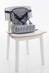 Baby To Love Easy Up Toddler Feeding Booster Seat  Blue Stripes - thumbnail 2