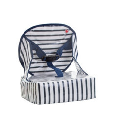 Baby To Love Easy Up Toddler Feeding Booster Seat  Blue Stripes - thumbnail 1