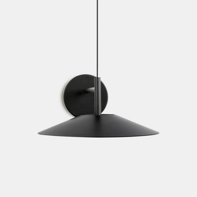 Luminosa Lighting Luminosa Led Dome Hanging Pendants Black Ip20 14.9W 2700K