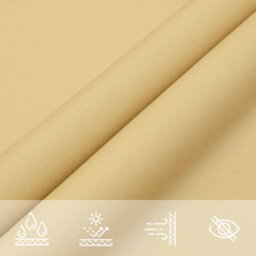 Walplus Sun Shade Sail Sand 5X3 M 100% Polyester Oxford - thumbnail 8