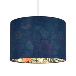 Multicoloured Floral Drum Lamp Shade (D)30Cm - thumbnail 3