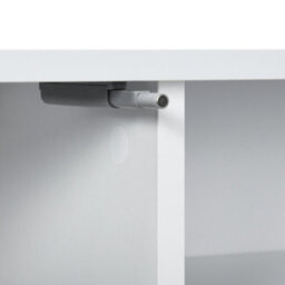 "Homcom Floating Tv Unit For 60"" Tvs W/ Shelves And Cabinets, White" - thumbnail 9