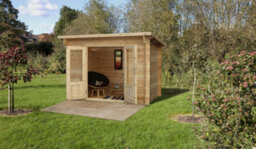 Forest Garden Harwood 3.0M X 2.0M Log Cabin - Pent Roof, 24Kg Felt Plus Underlay - thumbnail 1