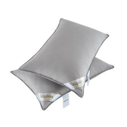 Groundlevel Grey Shredded Supersoft Goose Feather & Down Pillows X2 - thumbnail 3
