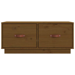 Berkfield Tv Cabinet Honey Brown 80X34X35 Cm Solid Wood Pine - thumbnail 7