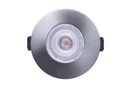Luminosa Lighting Luminosa Led Fire Rated Static Downlight Recessed Spotlight Round Insulation Guard / Gu10 Holder Satin Nickel Ip65 - thumbnail 4