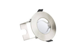Luminosa Lighting Luminosa Led Fire Rated Static Downlight Recessed Spotlight Round Insulation Guard / Gu10 Holder Satin Nickel Ip65 - thumbnail 7