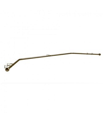 19mm  Ball End Eyelet Bay Pole Set - Antique Brass - image 1