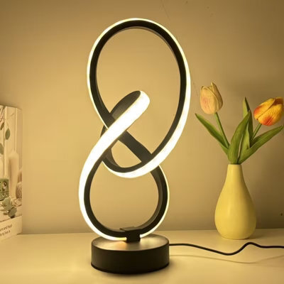 Modern Spiral Usb Desk Lamp With Three Colors And Adjustable Temperature - image 1