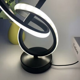 Modern Spiral Usb Desk Lamp With Three Colors And Adjustable Temperature - thumbnail 2
