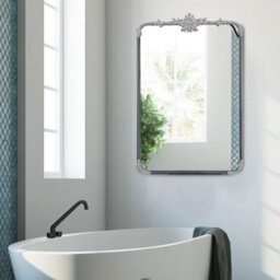Living And Home Wall Mounted Metal Framed Decorative Framed Mirror W 600mm X H 900mm - thumbnail 1