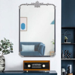 Living And Home Wall Mounted Metal Framed Decorative Framed Mirror W 600mm X H 900mm - thumbnail 2