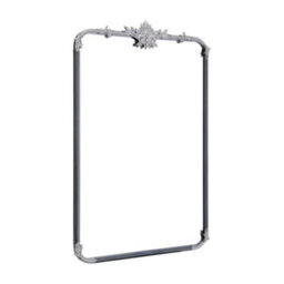 Living And Home Wall Mounted Metal Framed Decorative Framed Mirror W 600mm X H 900mm - thumbnail 3