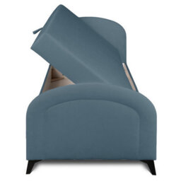 Heze Furniture Ping Day Bed Chaise Lounge With Storage - Blue (Mavel83) - thumbnail 2