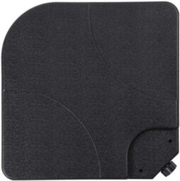 Taylor & Brown 4Pack Black Square Umbrella Base Weights, 60/80Kg, Water/sand Fill, For Hanging Cantilever Garden Parasols - thumbnail 5