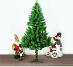 Shatchi Green 6Ft Artificial Christmas Traditional Realistic Natural Branches Canadian Pine Tips Xmas Tree - thumbnail 3