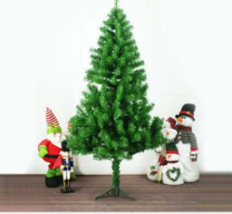 Shatchi Green 6Ft Artificial Christmas Traditional Realistic Natural Branches Canadian Pine Tips Xmas Tree - thumbnail 6