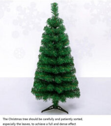 Shatchi Green 6Ft Artificial Christmas Traditional Realistic Natural Branches Canadian Pine Tips Xmas Tree - thumbnail 7
