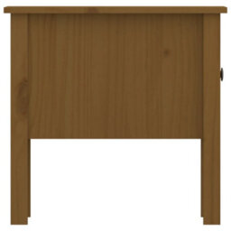 Berkfield Side Table Honey Brown 50X50X49 Cm Solid Wood Pine - thumbnail 8