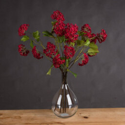 Wyld Haus Set Of 3 Red Autumnal Viburnum Stems Artificial Flower Stems - thumbnail 2