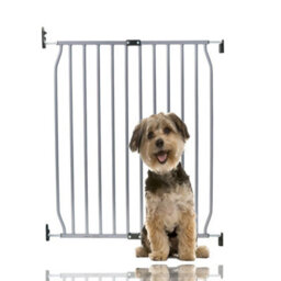 Bettacare Eco Screw Fit Pet Gate, Grey, 70Cm - 80Cm, Screw Fitted Dog Gate, Safety Gate For Puppy - thumbnail 1