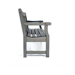 Leisurebench Darwin 4 Seat Garden Bench 180Cm Length  - Dark Grey - thumbnail 4
