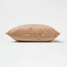 Homescapes Beige Velvet Cushion, 45 X 45 Cm - thumbnail 4