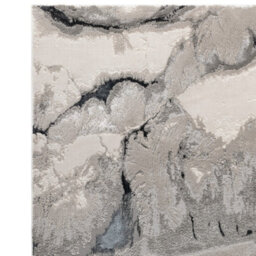 Modern 8mm Pile Rug, Cream Grey Silver Anti-Shed Rug For Bedroom, Living Room, & Dining Room Rug-120Cm X 170Cm - thumbnail 2