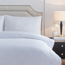 Paoletti Elara Embroidered Duvet Sets, White, Double - thumbnail 3