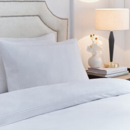Paoletti Elara Embroidered Duvet Sets, White, Double - thumbnail 2