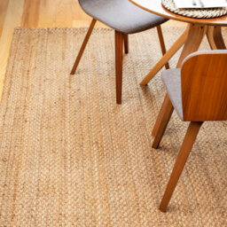 Loomed Natural Brown Woven Jute Area Rug 160X230Cm - thumbnail 3