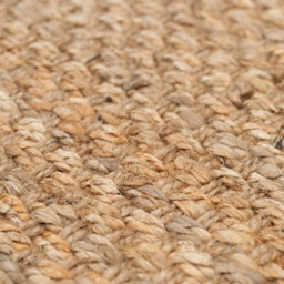 Loomed Natural Brown Woven Jute Area Rug 160X230Cm - thumbnail 4
